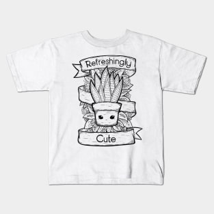 Cute Snake Plant Kids T-Shirt